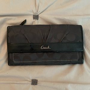 COACH black wallet